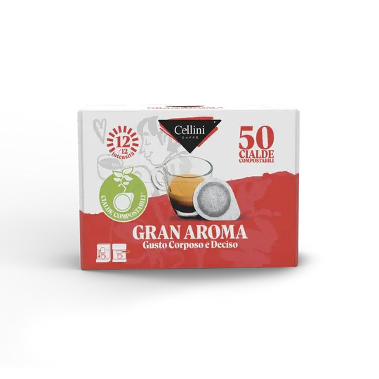 50 Cialde Carta Caffè Cellini Gran Aroma