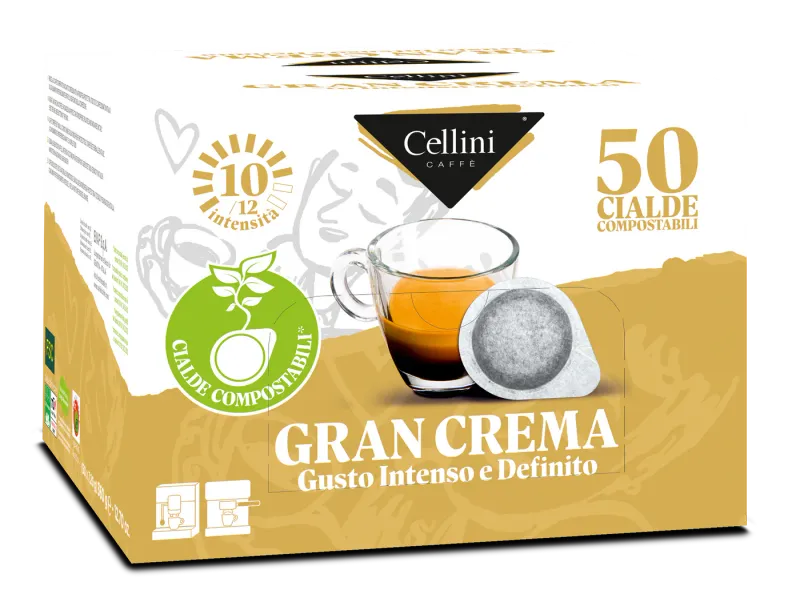 50 Cialde Carta Caffè Cellini Gran Crema