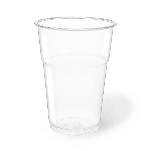 Bicchieri in plastica Riciclata 400 cc 50 pz Bicchieri in plastica Riciclata 400 cc 50 pz