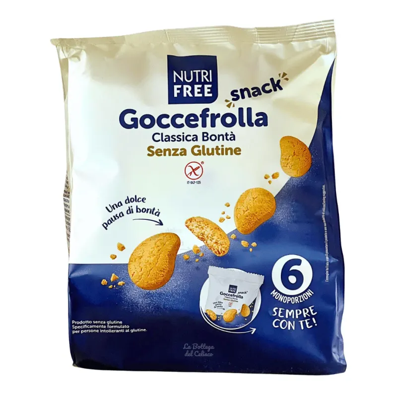 Snack Nutri Free Goccefrolla no glutine 6x40g Snack Nutri Free Goccefrolla no glutine 6x40g