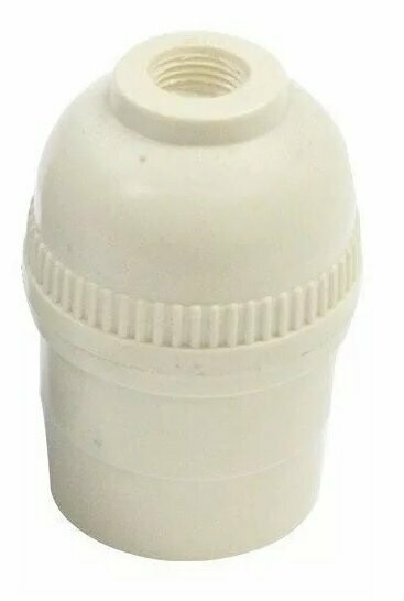 Portalámpara marfil (pack C/20pz). Portalámpara marfil (pack C/20pz).