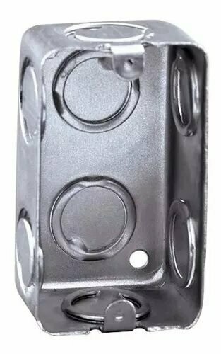 Chalupa galvanizada entrada dual 1/2-3/4 (pack C/250pz). Chalupa galvanizada entrada dual 1/2-3/4 (pack C/250pz).