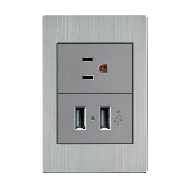PLACA DE CONTACTO Y 2 SALIDAS USB PLACA DE CONTACTO Y 2 SALIDAS USB