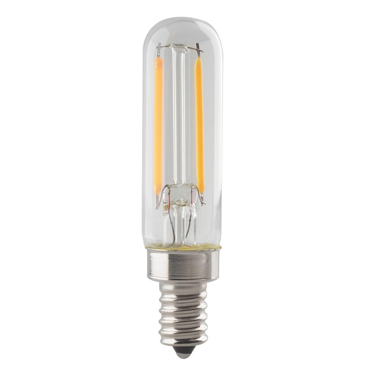 LAMPARA LED VINTAGE E12 BULBO T6 TRANSPARENTE 2700K