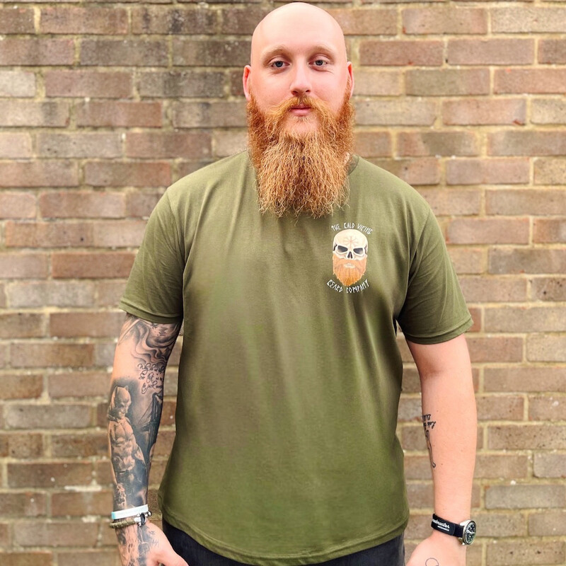 Logo T-Shirt (Front & Back) Green