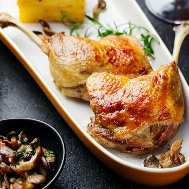 Cuisses de canard IGP confites par 2 sous vide