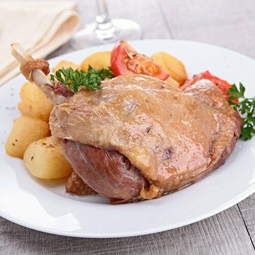 Cuisses d'oie du Périgord confites par 2 sous vide