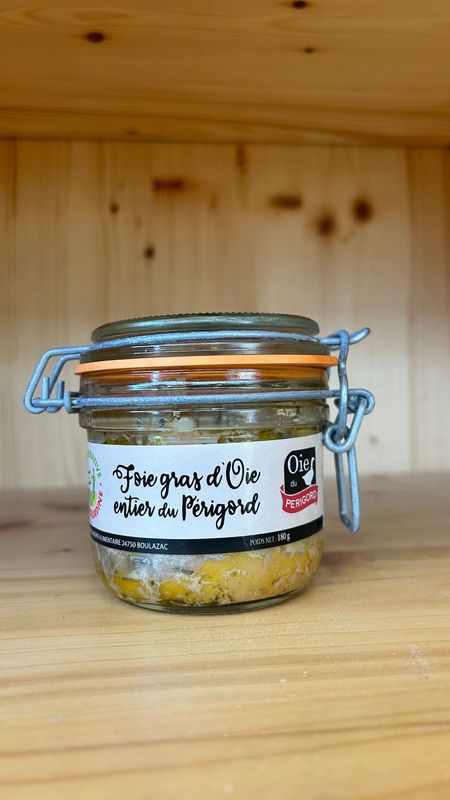 Verrine de foie gras d'oie entier IGP Périgord 180g