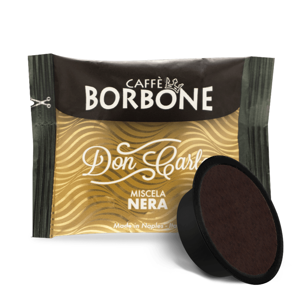 100 Capsule Caffè Borbone  Don Carlo Miscela Nera Compatibili Lavazza a Modo Mio