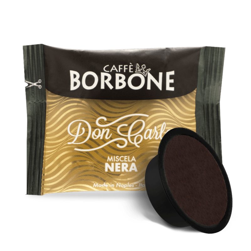 100 Capsule Caffè Borbone  Don Carlo Miscela Nera Compatibili Lavazza a Modo Mio