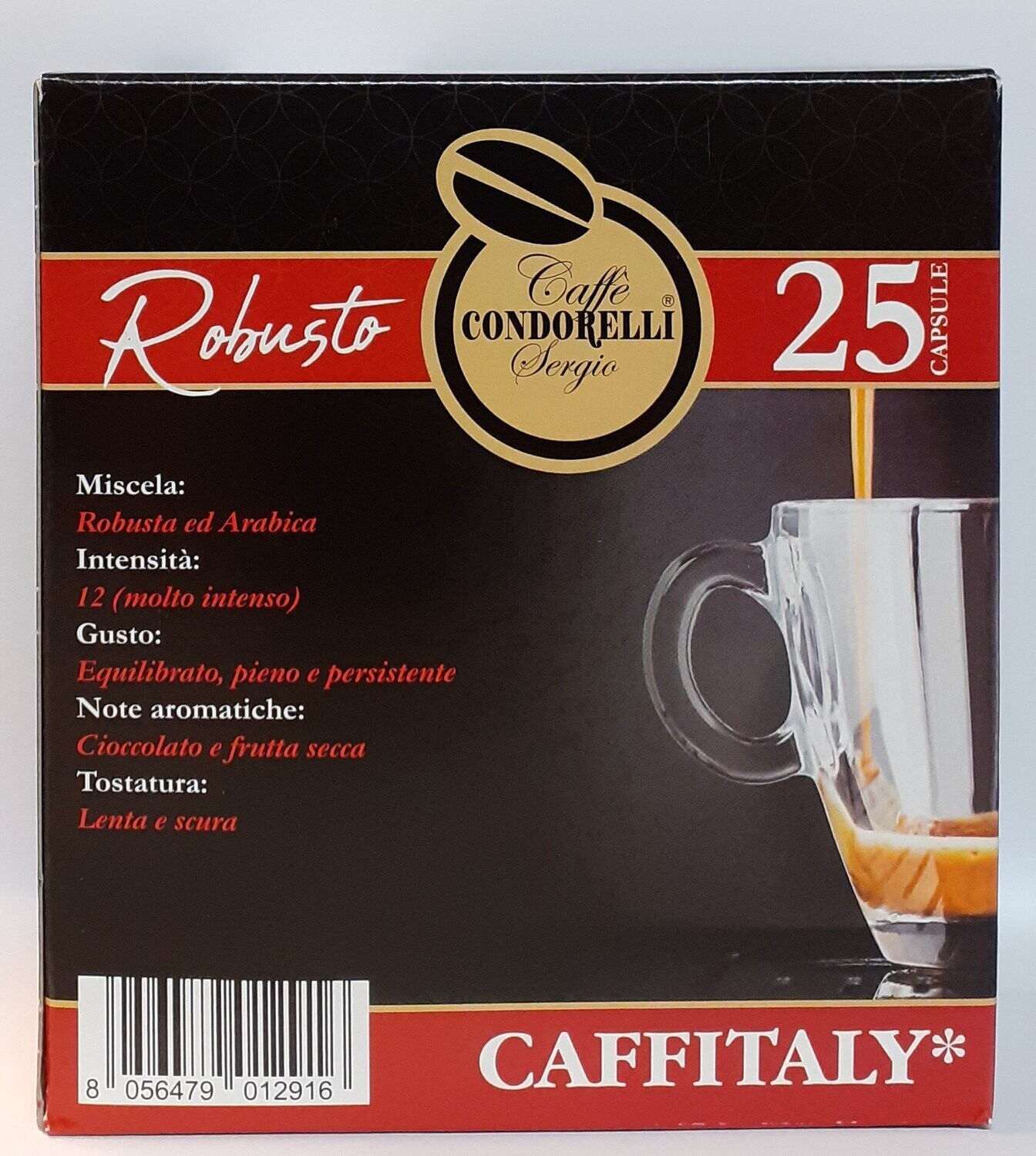 50 Capsule compatibili Caffitaly Robusto di Caffè Condorelli