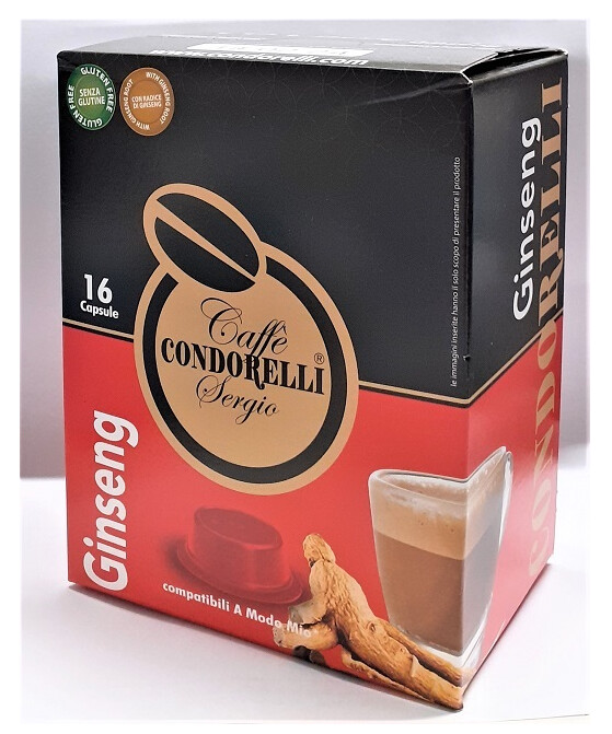 16 Capsule  compatibili a modo mio caffè Ginseng Caffè CondoRE