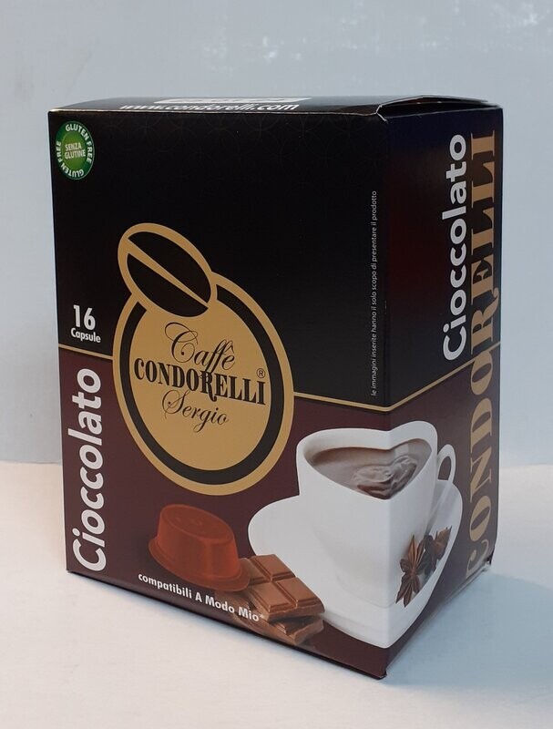 16 Capsule  compatibili a modo mio Cioccolata Caffè CondoRE