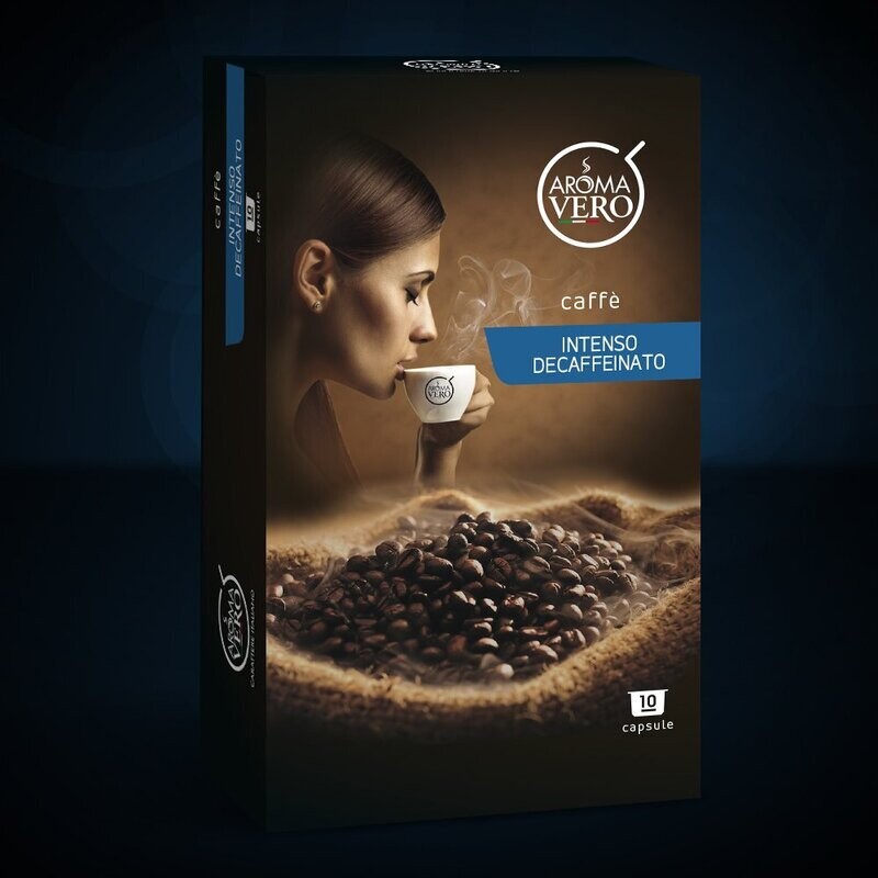 10 Capsule Caffè decaffeinato  classico Aroma Vero