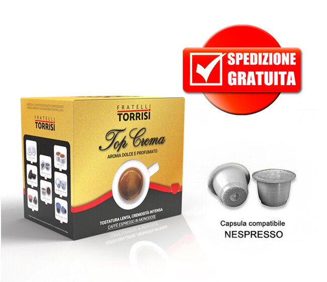 Offerta 200 Capsule Torrisi Top Crema Compatibili Nespresso