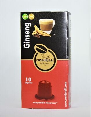 10 Capsule Compatibili Nespresso gusto Ginseng