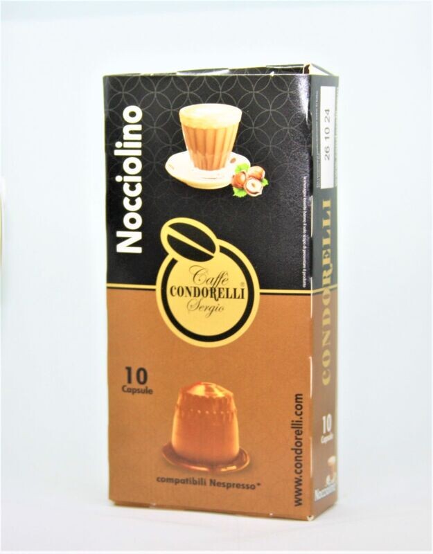 10 Capsule Compatibili Nespresso gusto Nocciolino