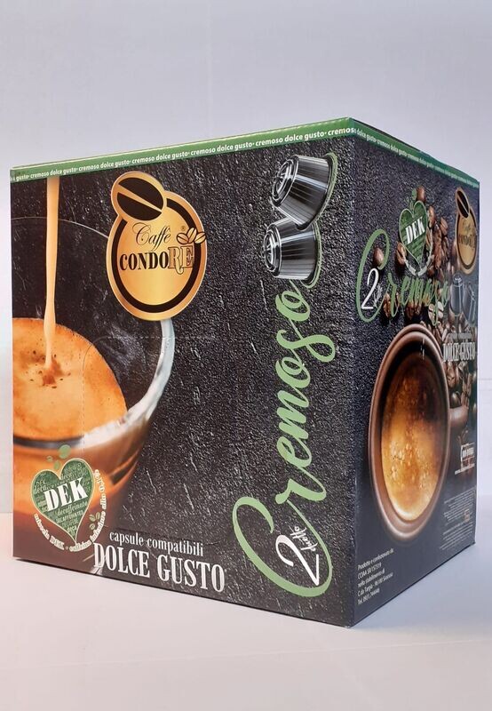 50 Capsule Caffè CondoRE Decaffeinato compatibili Dolce Gusto 50 Capsule Caffè CondoRE Decaffeinato compatibili Dolce Gusto
