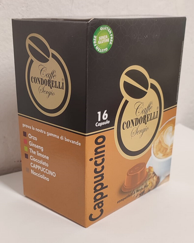 16 Capsule  compatibili a modo mio caffè Cappuccino Condorelli