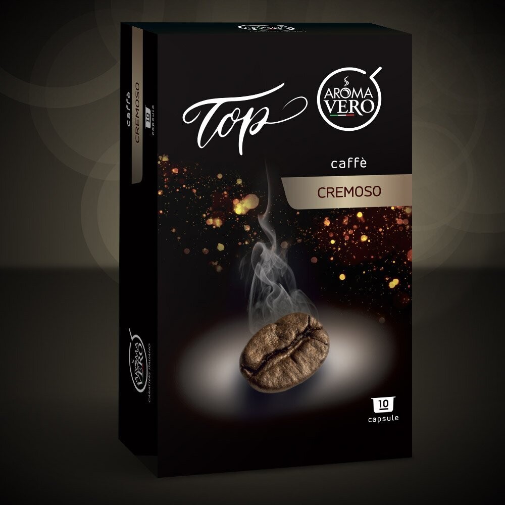 Aroma Vero 100 Capsule caffè Cremoso Offerta spedizione  gratuita