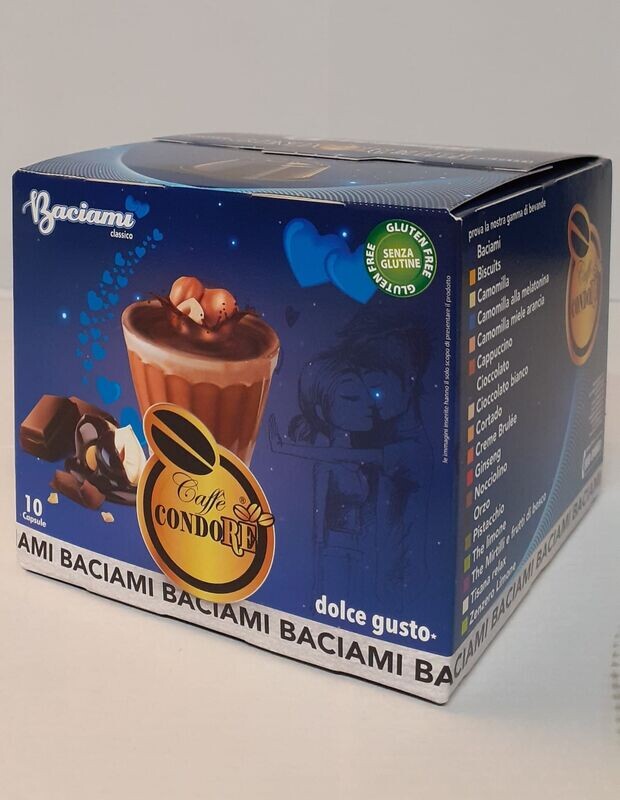 80 Capsule gusto Baciami Compatibili Dolce Gusto OFFERTA TEMPORANEA Spedizione Inclusa 80 Capsule gusto Baciami Compatibili Dolce Gusto OFFERTA TEMPORANEA Spedizione Inclusa