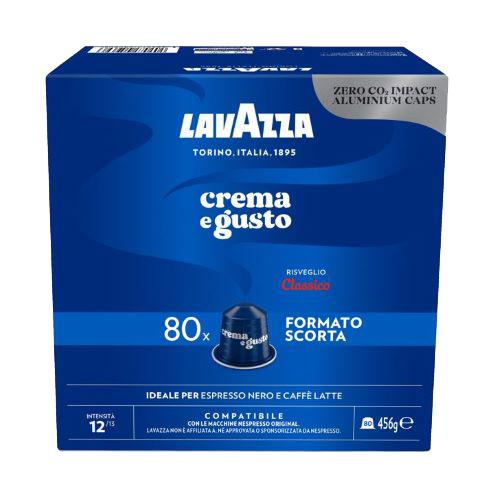 80 capsule Lavazza compatibili Nespresso Crema e Gusto Classico