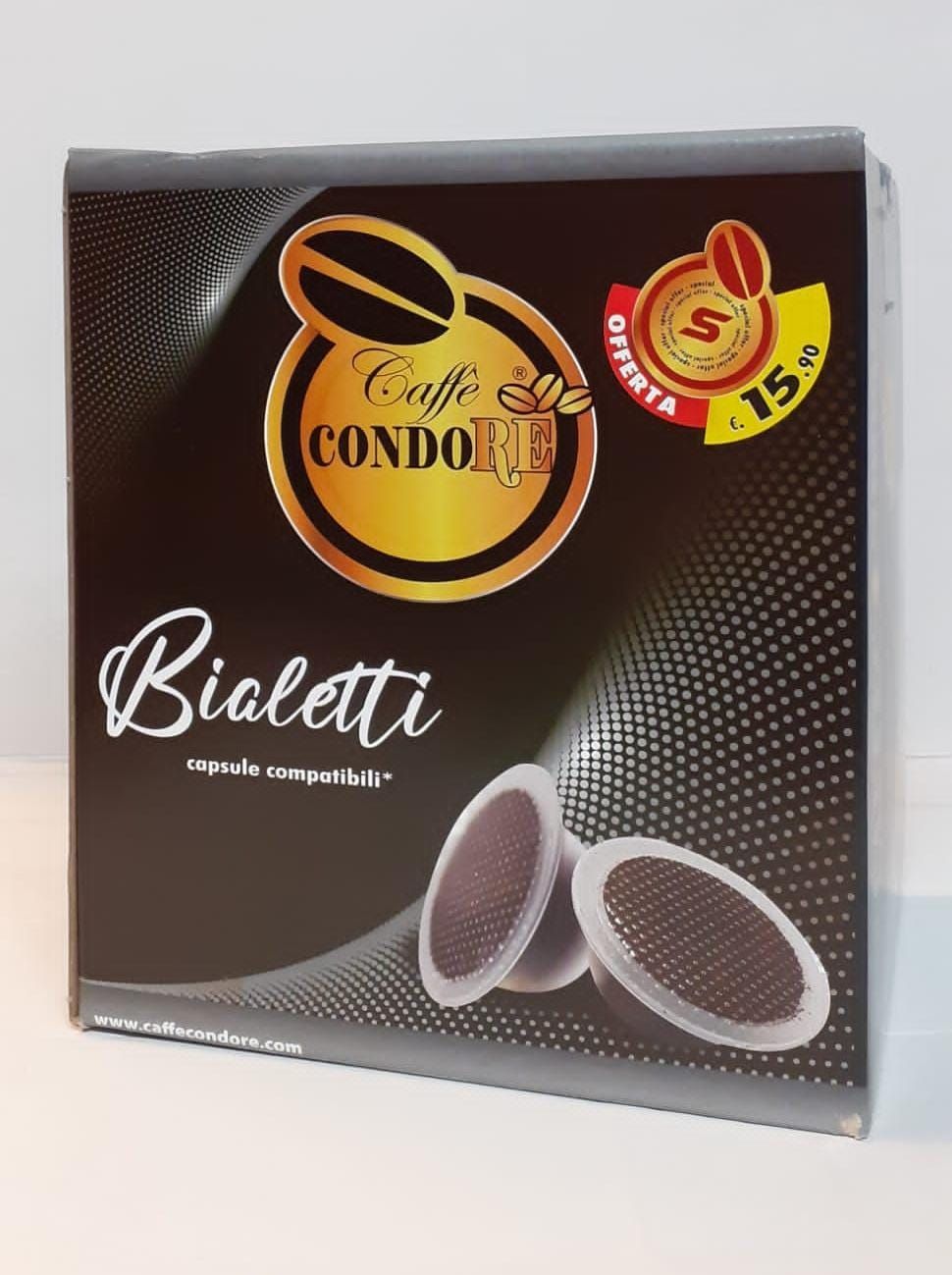 100 Capsule Compatibili Bialetti Nera Cremoso Caffè CondoRE OFFERTA TEMPORANEA