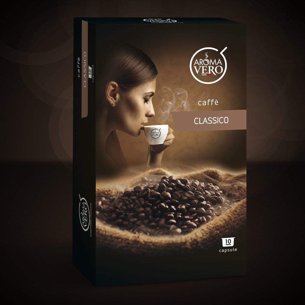 Aroma Vero 100 Capsule  Caffè Classico Offerta Spedizione Gratuita