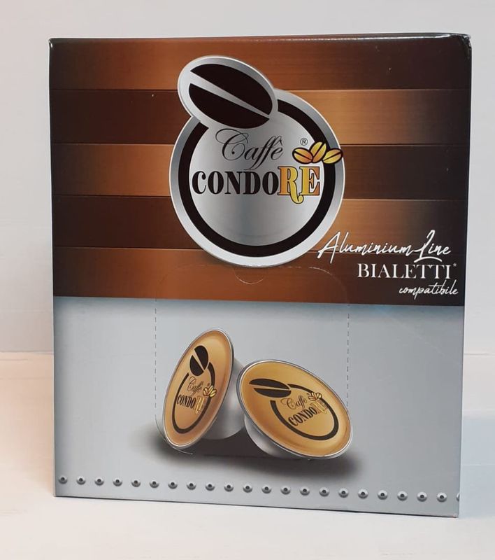90 Capsule Nera Cremoso Caffè CondoRE Compatibili Bialetti rivestita Alluminio 90 Capsule Nera Cremoso Caffè CondoRE Compatibili Bialetti rivestita Alluminio