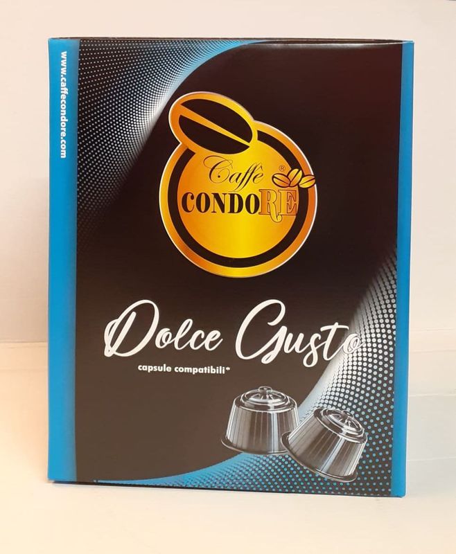 Compatibili DOLCE GUSTO 100 Capsule Caffè CondoRE Gusto intenso  SPEDIZIONE INCLUSA