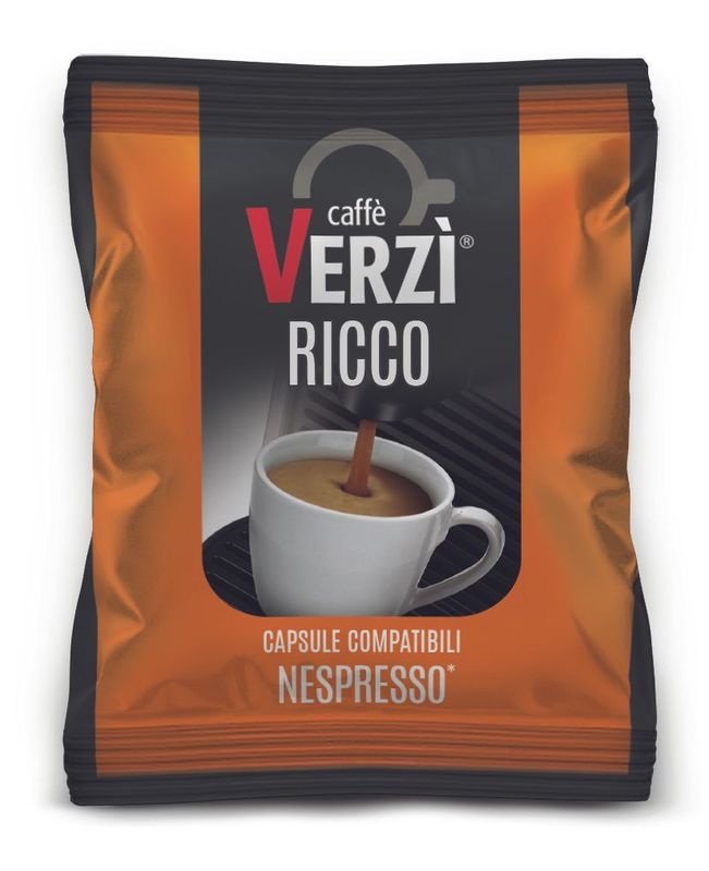 100 Verzì Compatibili Nespresso - Ricco OFFERTA TEMPORANEA 100 Verzì Compatibili Nespresso - Ricco OFFERTA TEMPORANEA