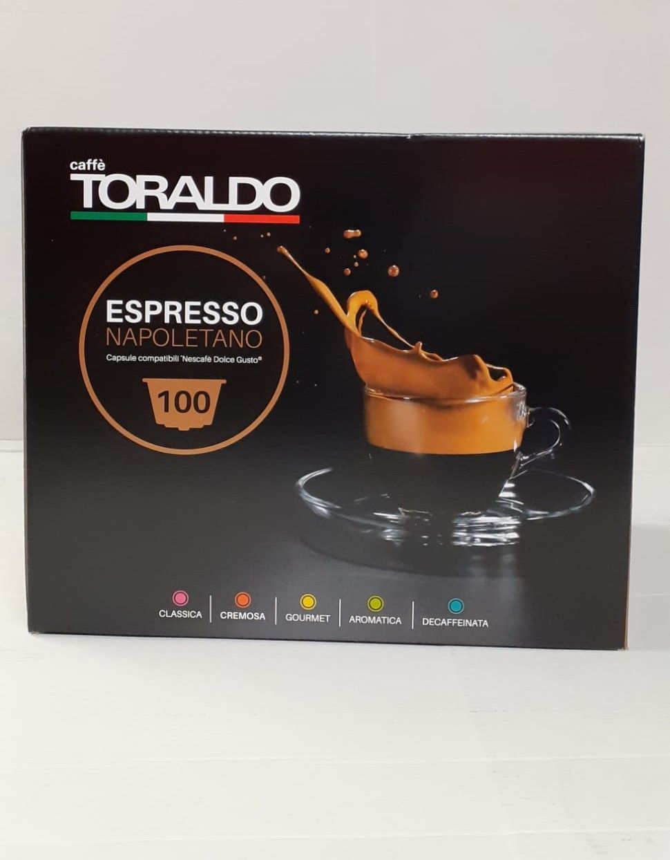 100 Capsule Toraldo Compatibili Dolce Gusto  Miscela Cremosa