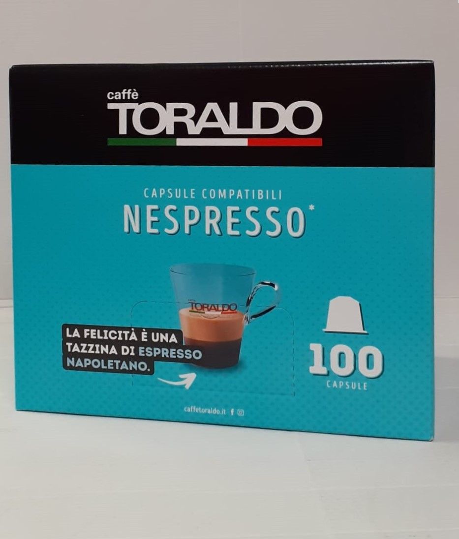 100 Capsule Toraldo miscela Cremosa compatibili Nespresso