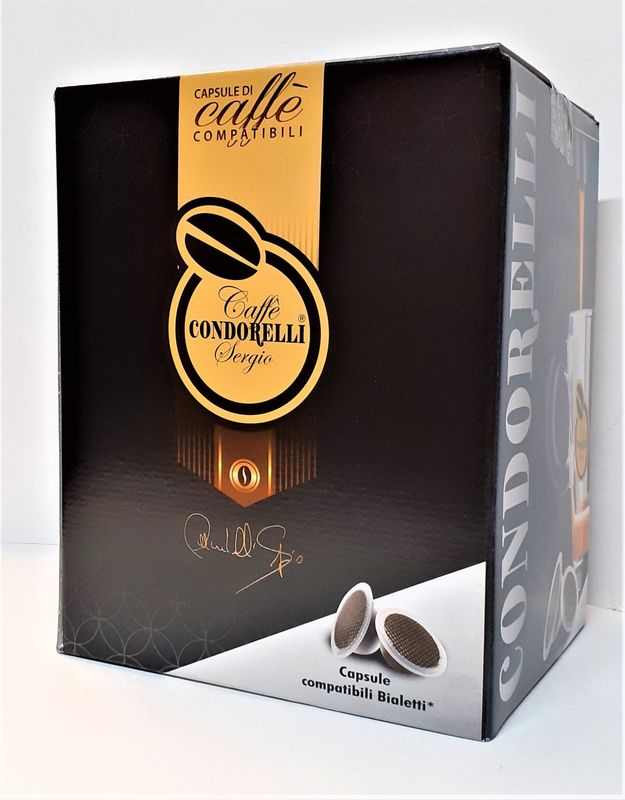 100 Capsule Compatibili Bialetti Nera Cremoso Caffè CondoRE OFFERTA TEMPORANEA 100 Capsule Compatibili Bialetti Nera Cremoso Caffè CondoRE OFFERTA TEMPORANEA