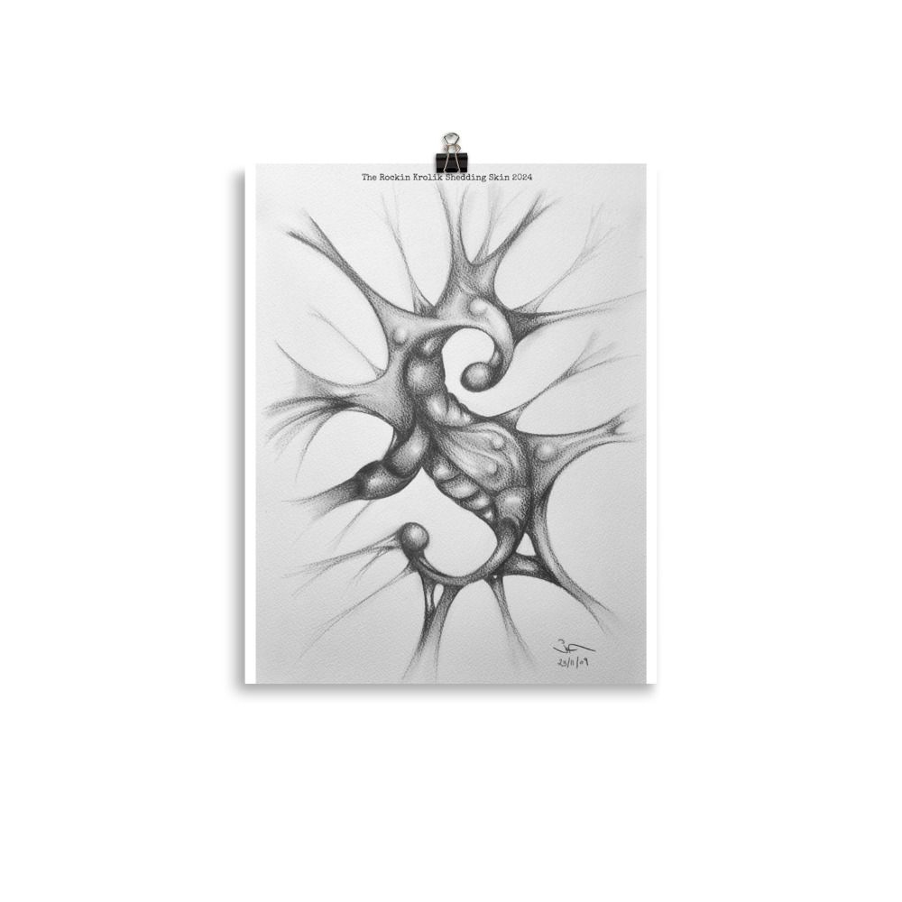 Shedding Skin Album Artwork Poster (Free Shipping)