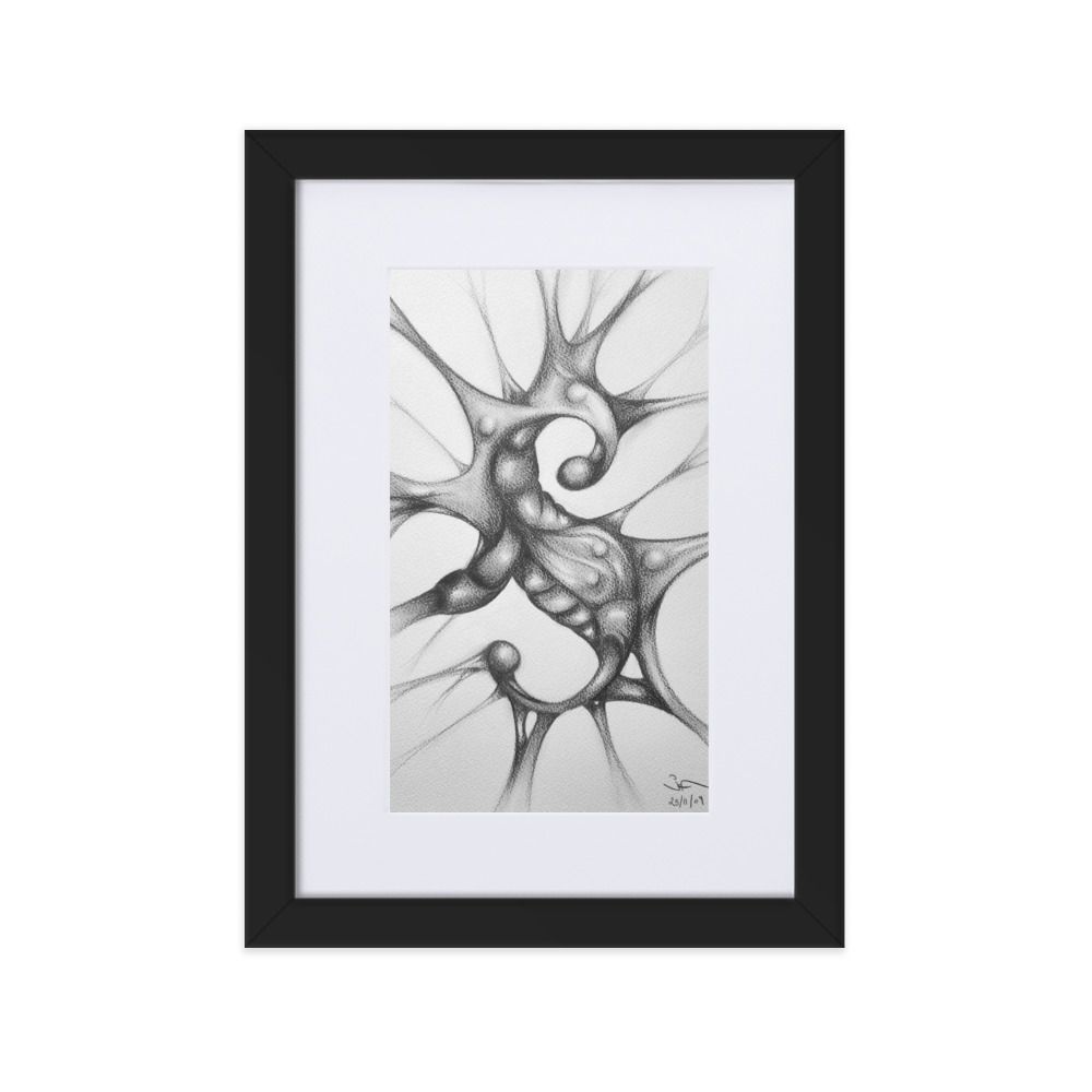 Shedding Skin-Artwork-Framed Poster With Mat(free Shipping)