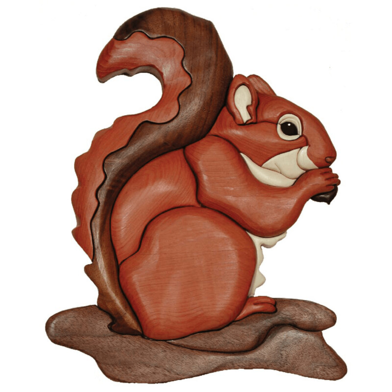 Intarsia Squirrel