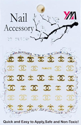 Chanel 3D Nail Decal