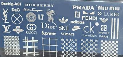 Luxury Brand Stamping Plate