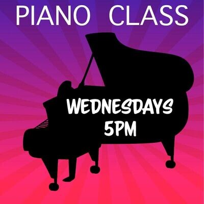 Piano - Wednesdays 5:00-5:45pm