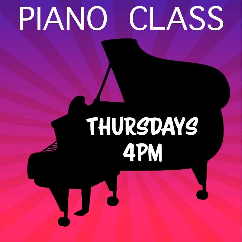 Piano - Thursdays 4:00-4:45pm
