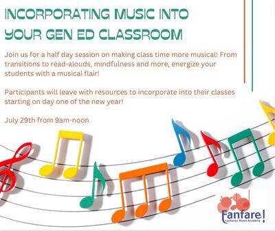 Incorporating Music Into the Gen Ed Classroom