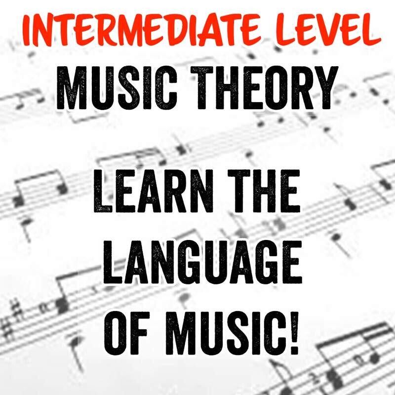 Music Theory (Intermediate) - Thursdays 5:00pm-5:45pm