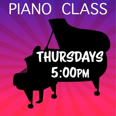 Piano - Thursdays 5:00-5:45pm