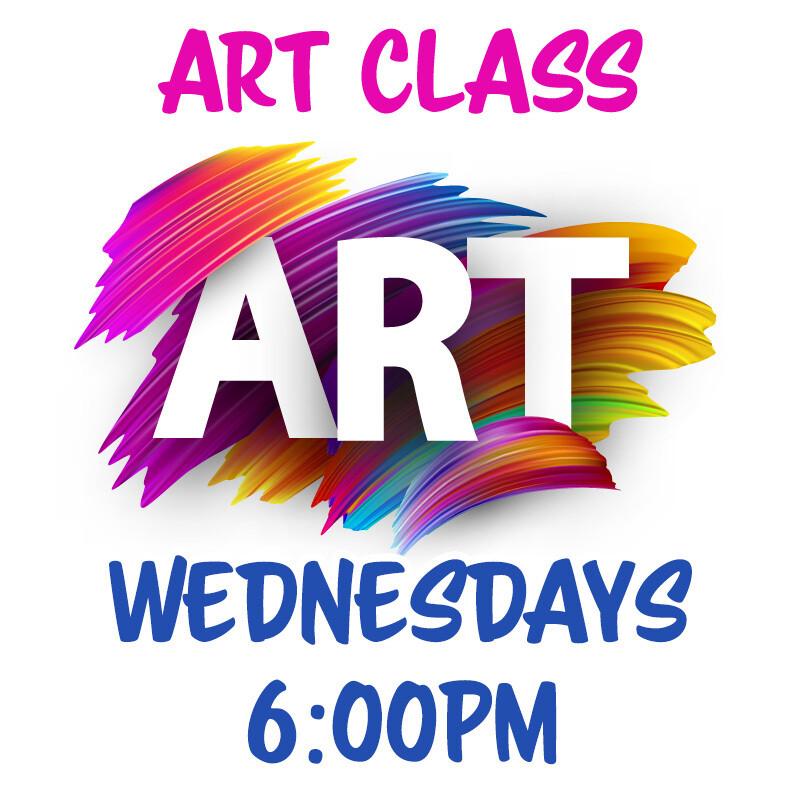 Art (ages 6 and Older) - Wednesdays 6:00pm-6:45pm