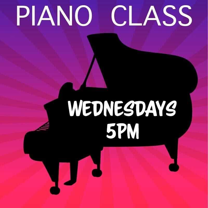 Continuing Piano - June 4-July 30, Wednesdays 5:00-5:45pm