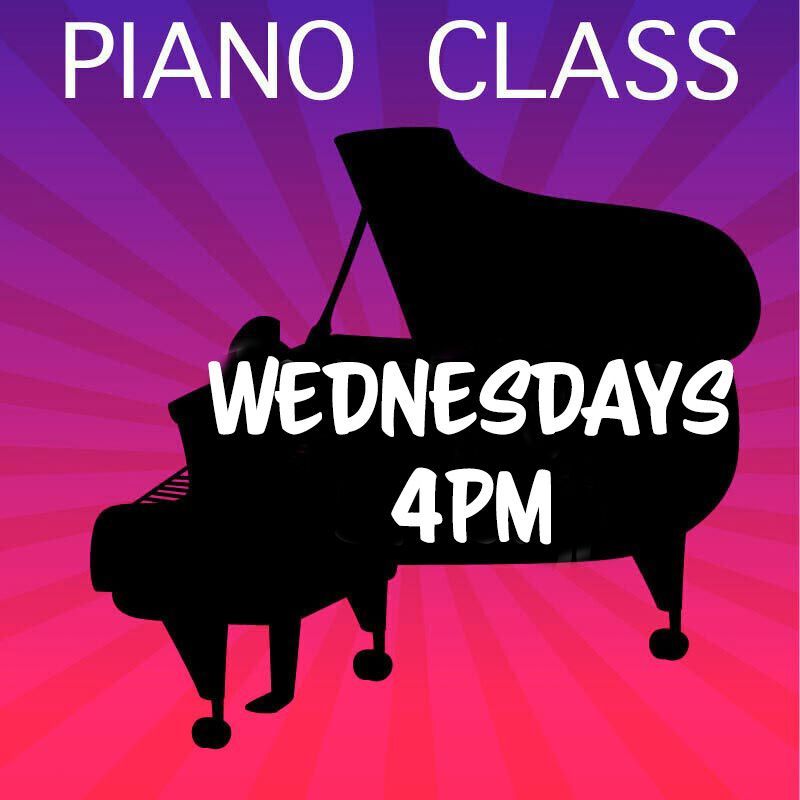 Continuing Piano - June 4-July 30, Wednesdays 4:00-4:45pm