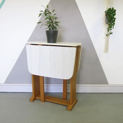 White Formica Kitchen Vintage Dining Table 1960s Vintage Kitsch Old Marble