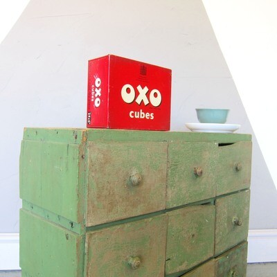 Vintage Drawers Rustic Original Pine Pigeon Holes Green Vintage Drawers Rustic Original Pine Pigeon Holes Green