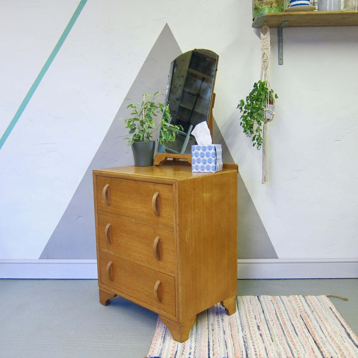 Industrial Desk Vintage 1940s Home Office Green Mid Century Modernist